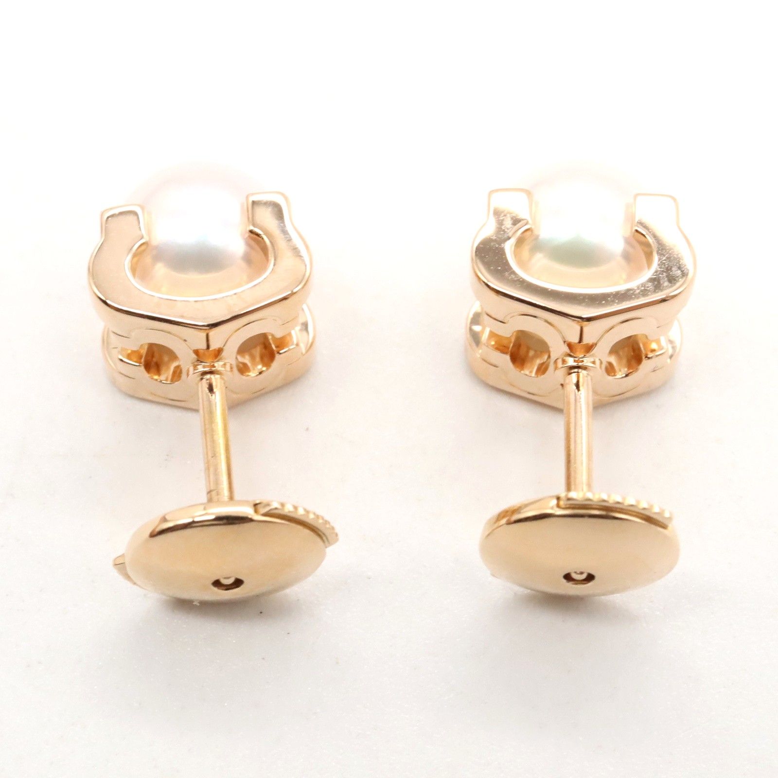 CARTIER Cドゥ　カルティエ パール ピアス　PG CARTIER Cドゥ カルティエ パール ピアス PG - メルカリ