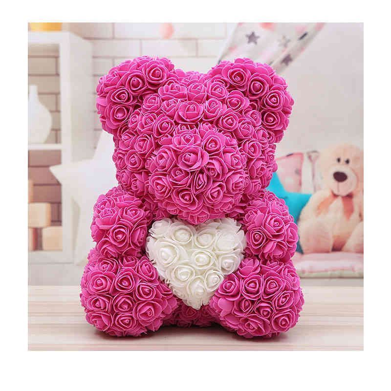 ギフト プレゼント 花 ソープフラワー クマ ローズベアー 35*25