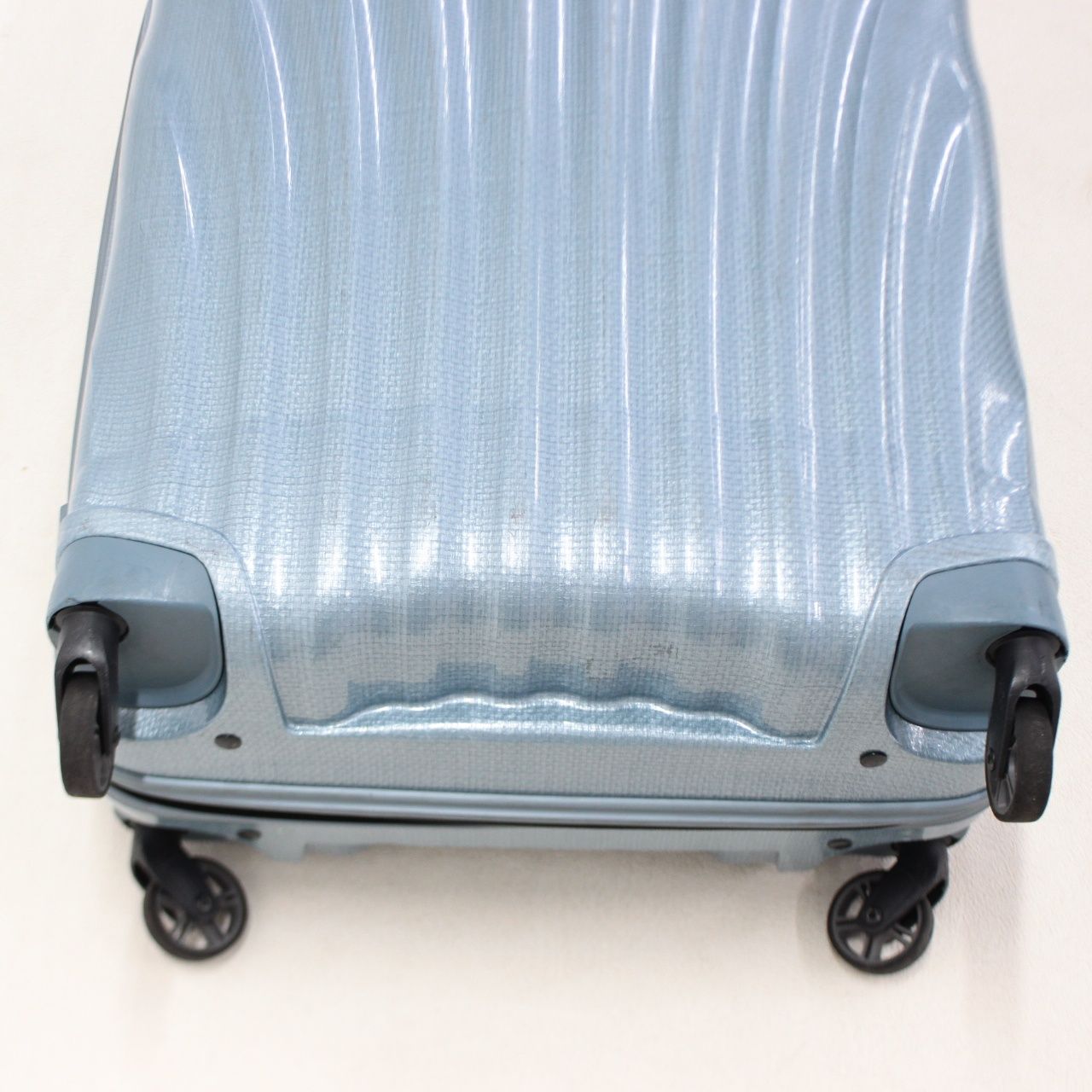 【価格交渉可/大容量94L】サムソナイト「コスモライト」アイスブルー色 スーツケースレンタル屋さん / サムソナイト_Lサイズ 94L アイス