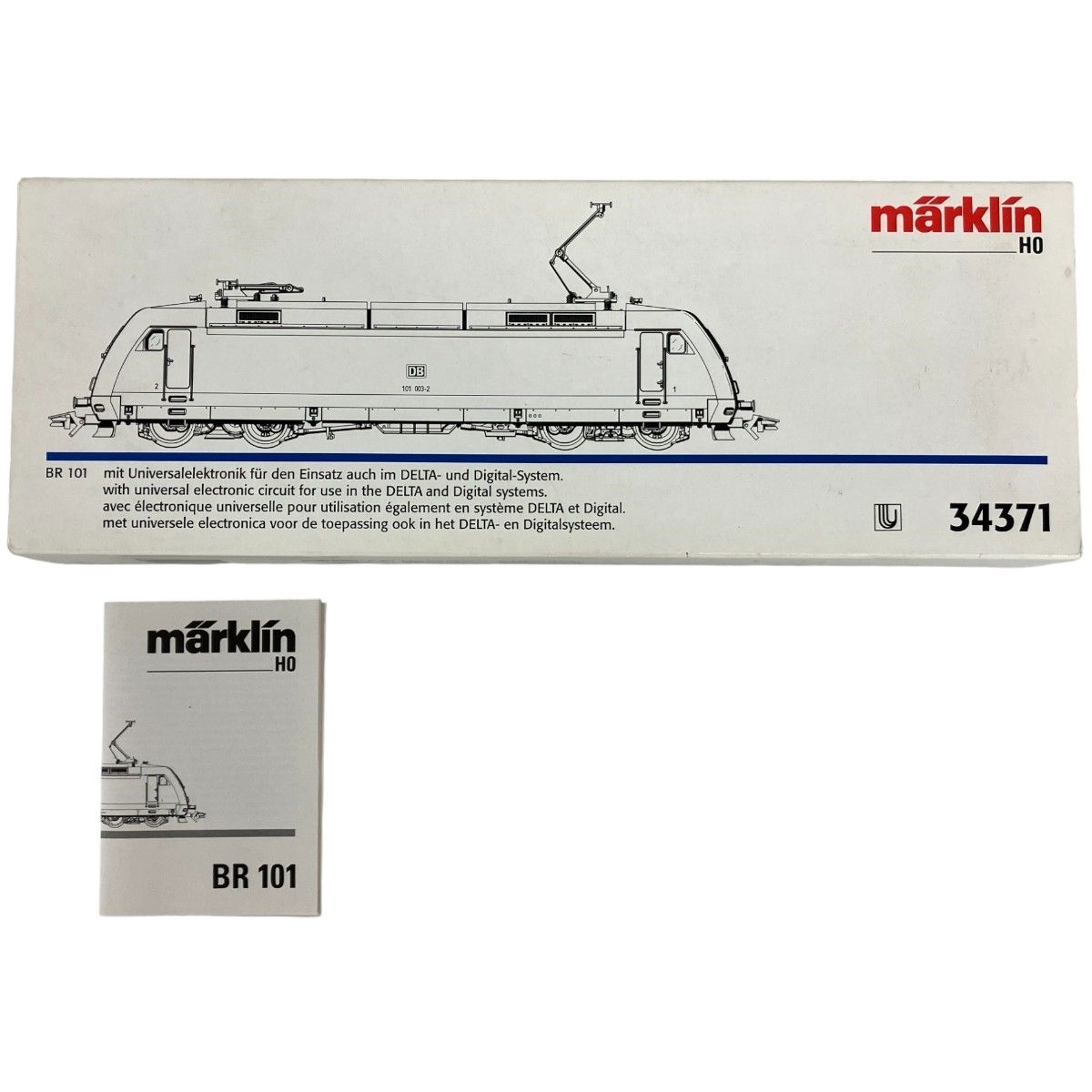 marklin 34371 BR101 デジタル　デルタ HOゲージ　完動品 marklin メルクリン 34371 BR101 貨車 ドイツ 貨物車 HOゲージ