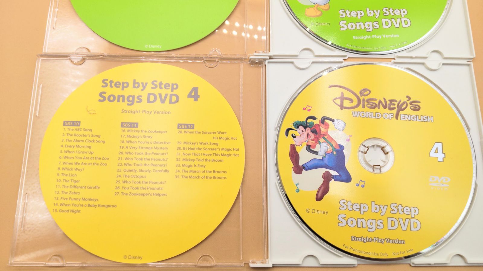 DWE ステップバイステップソングスDVD（シングアロング 掛け流しに便利） DWE ステップバイステップソングスDVD（シングアロング 掛け流し