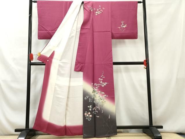 平和屋着物□訪問着 風景文 暈し染め 正絹 逸品 caaw2755in