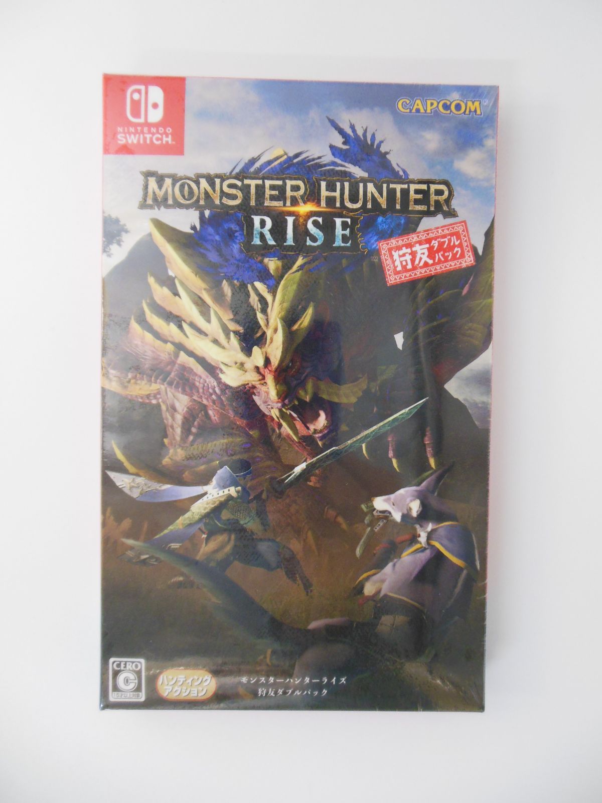 モンスターハンターライズ 狩友ダブルパック　 新品、未開封、シュリンク付き Amazon.co.jp: モンスターハンターライズ 狩友ダブルパック
