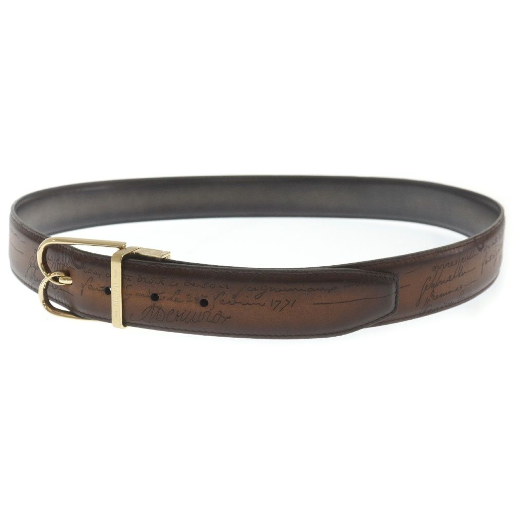 Berluti (ベルルッティ) カリグラフィ パティーヌ レザーベルト