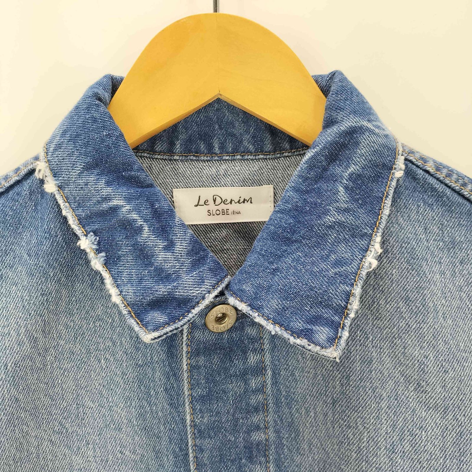 スローブイエナ SLOBE IENA LE DENIM クロップドトラッカージャケット