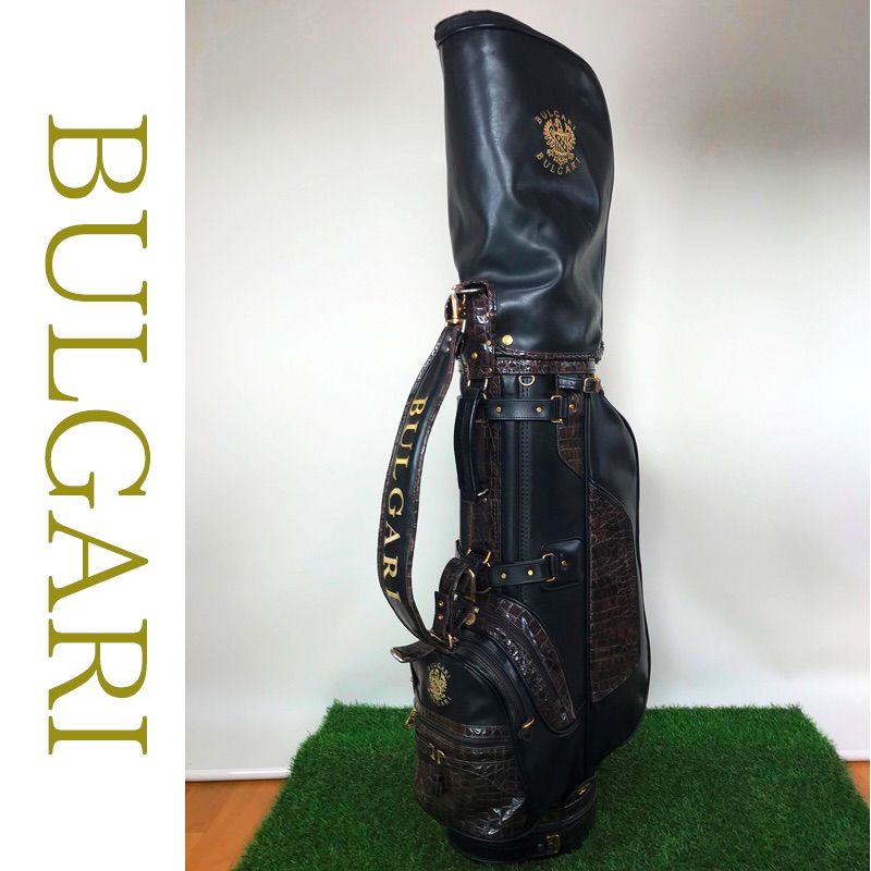 BULGARI/BVLGARI　ブルガリ　キャディバッグ　ゴルフバッグ 激レア】BULGARI ブルガリ キャディバッグ ゴルフバッグ