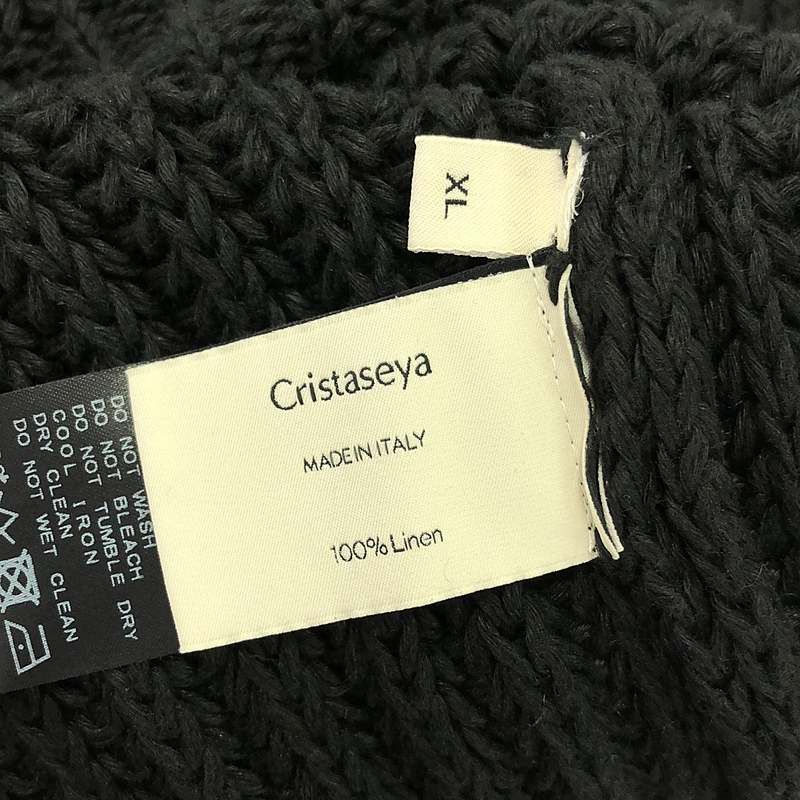 美品】 Cristaseya / クリスタセヤ | 2022SS | LINEN RIBBED