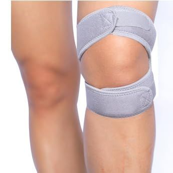 karim 膝サポーター ダブルベルト シリコン内蔵 スポーツ用 膝 固定