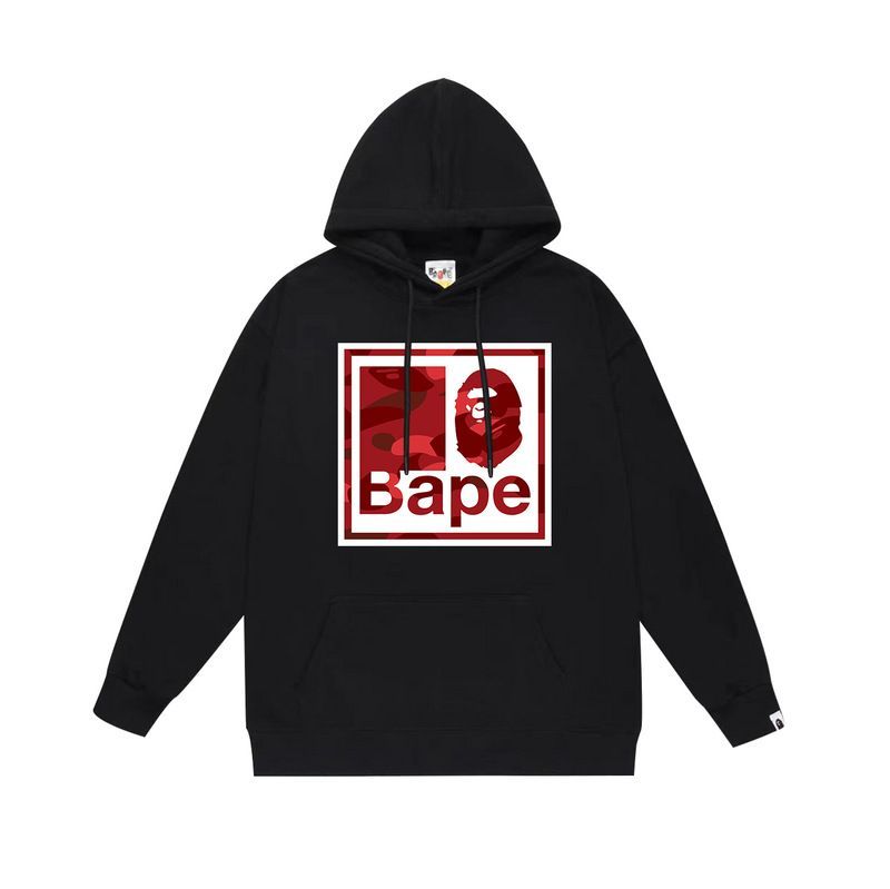 新品 A BATHING APE パーカー 秋冬 長袖 男女兼用 フード付き 厚手 裏 