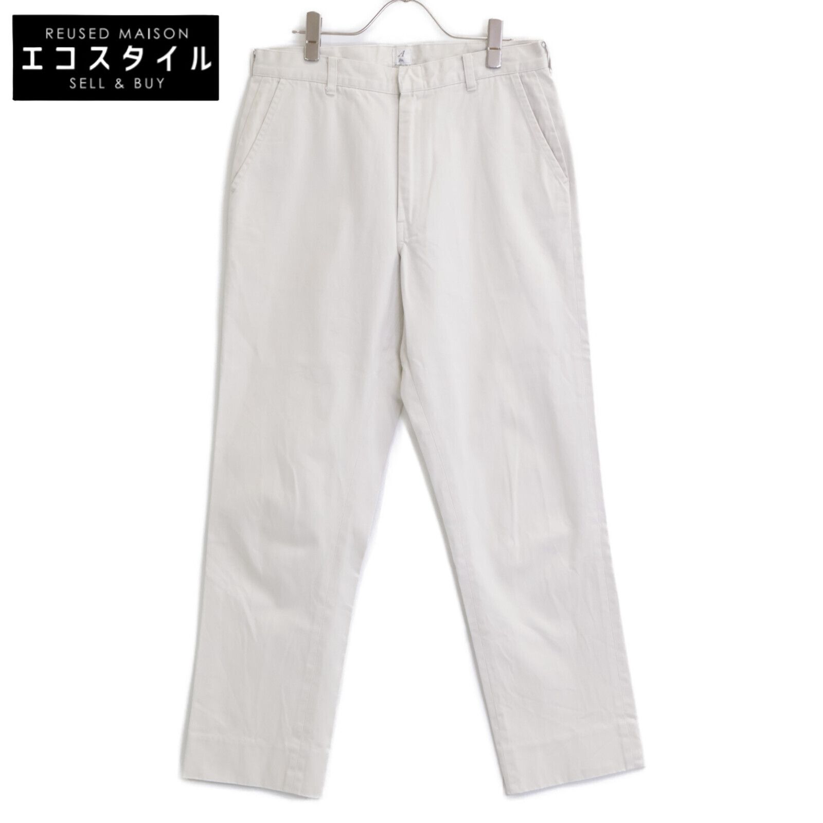 ANATOMICA アナトミカ 530-442-02 ﾍﾞｰｼﾞｭ ｺｯﾄﾝ ﾜｲﾄﾞﾃｰﾊﾟｰﾄﾞﾁﾉﾊﾟﾝﾂ 32