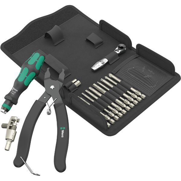 WERA ヴェラ 20点組 自転車整備向け 工具セット 収納ケース付 136042 工具 ツール DIY 作業工具 道具