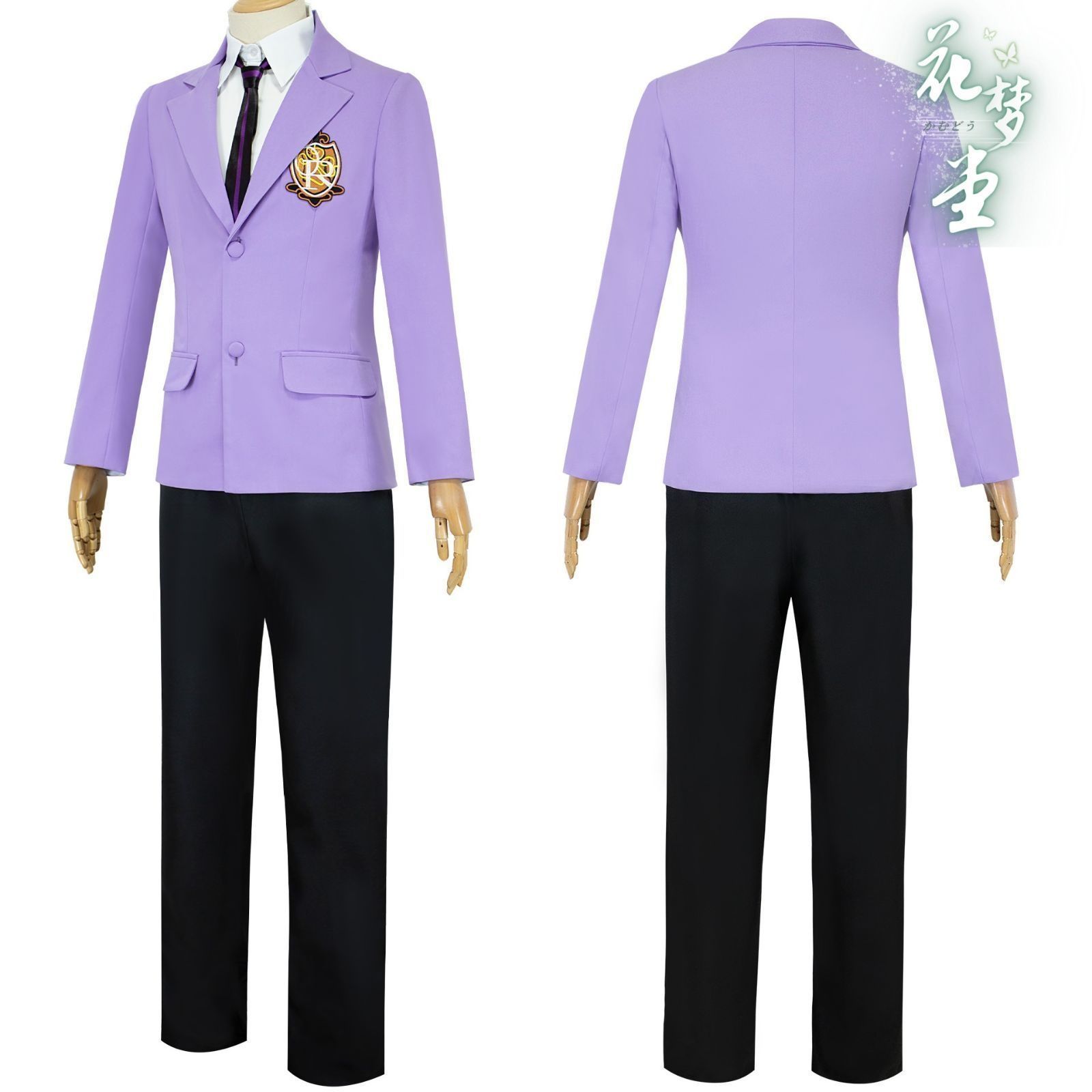 桜蘭ホスト部 藤岡ハルヒ コスプレ衣装 ウィッグ付き 桜蘭高校ホスト部