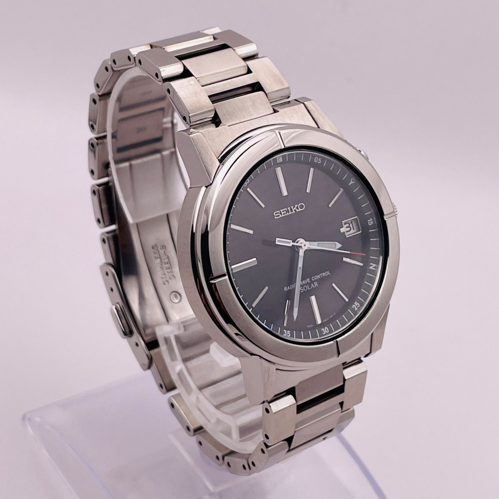 T510）希少！ 良品 正常稼動 SEIKO セイコー 電波ソーラー SPIRIT