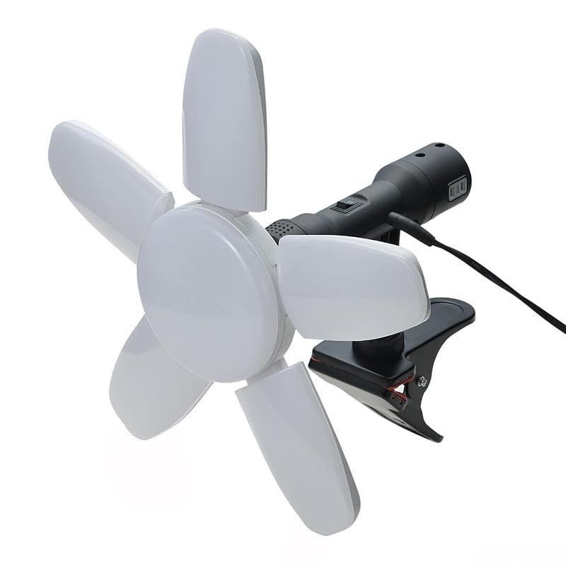 新着商品 儀 Takagi EARTH MAN LED クリップライト SAKUTO 90W CLT-90SLB 270度回転連結コンセント付き 屋内用 開閉で照射範囲が変わる 照明 作業灯 投光器 作業用ライト 開閉式 電源コード約5m サクト 咲灯 高