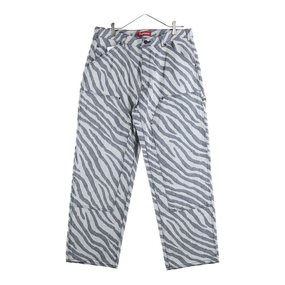 SUPREME シュプリーム 24SS Double Knee Painter Pant Zebra ゼブラ ダブルニー ペインターパンツ ホワイト|ブラック