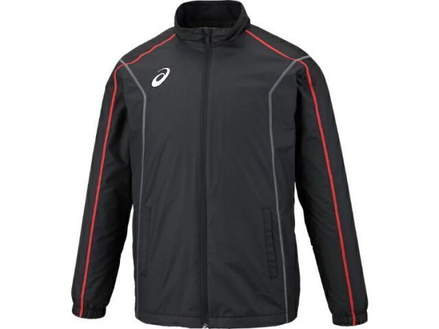 asics アシックス TEAM WINDBREAKER JKT(B-ST パフォーマンスブラック XL 2031E059 1 | スポーツウェア スポーツ 衣類 ウエア ウェア 男性 メンズ 子供 キッズ ジュニア アウター ジャケット 保温 裏トリコ
