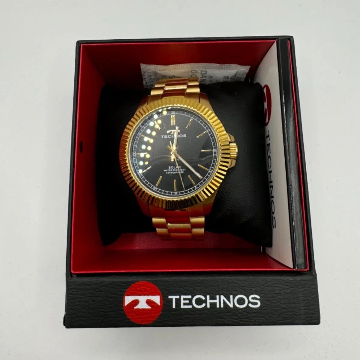 テクノス TECHNOS T9B94 ソーラー 腕時計 メンズウォッチ 稼働品