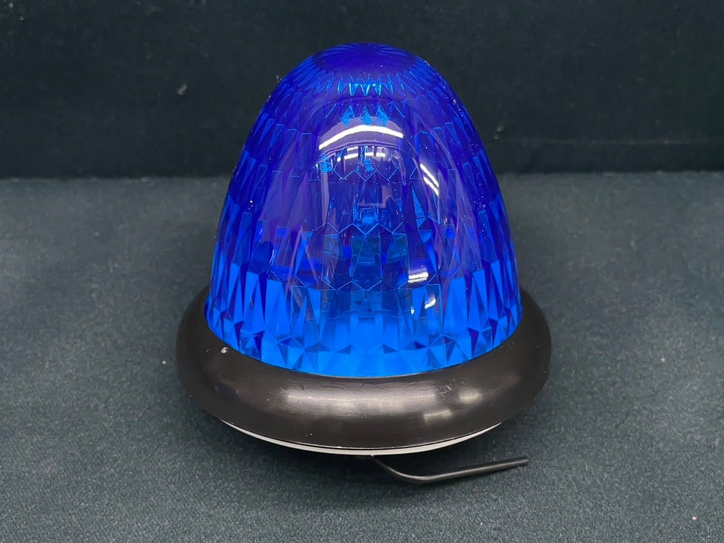 ASC-1305 4個 彩光マーカー ブルー 青 電球式 樹脂レンズ 24V レトロ