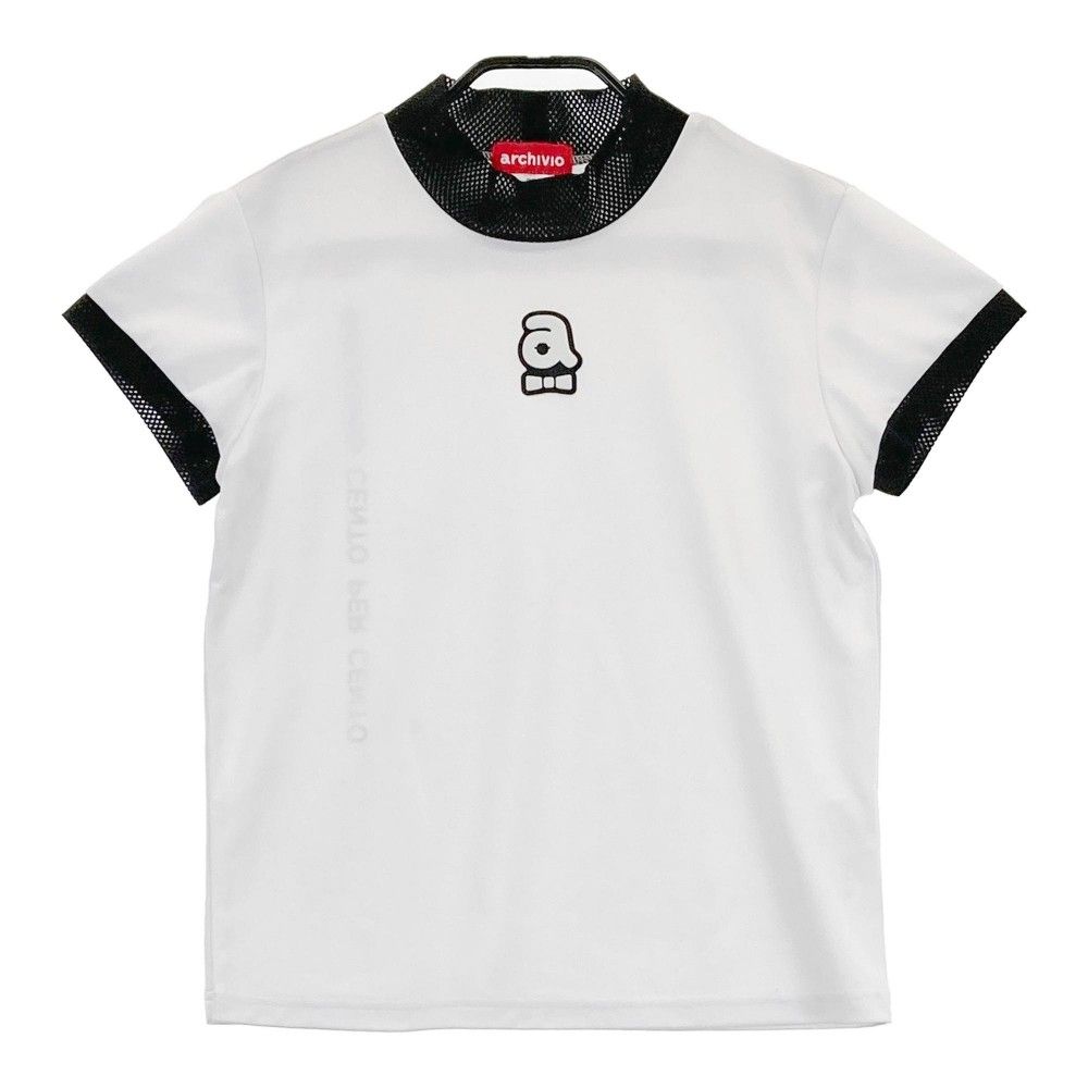 アルチビオ archivio 長袖モックネック ボーダー柄 アイボリー 40 L アルチビオ モックネック アルチビオ archivio 長袖モックネック