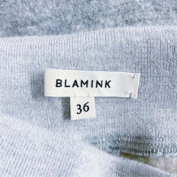 BLAMINK ブラミンク　ウールパンツ　36 BLAMINK ウール ニットパンツ ネイビー 36 サイズ ブラミンク