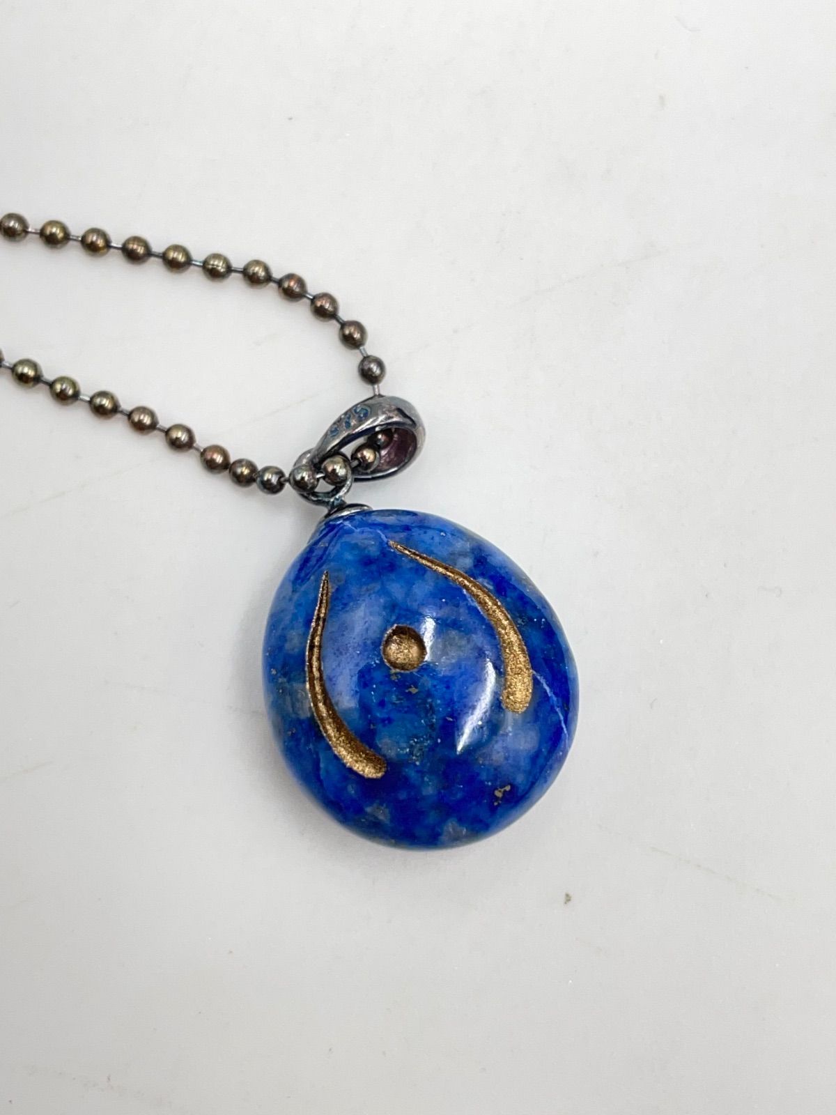 257391866 飛行石ネックレス ラピスラズリ 天空の城ラピュタ NIB ARIKI