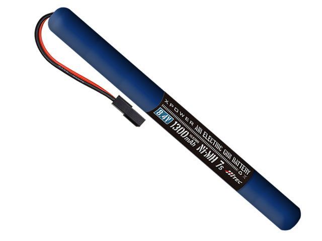 ハイテック Ni-MH 8.4V 1300mAh AKスティックタイプ 電動ガンバッテリー XPAEG1300-AK