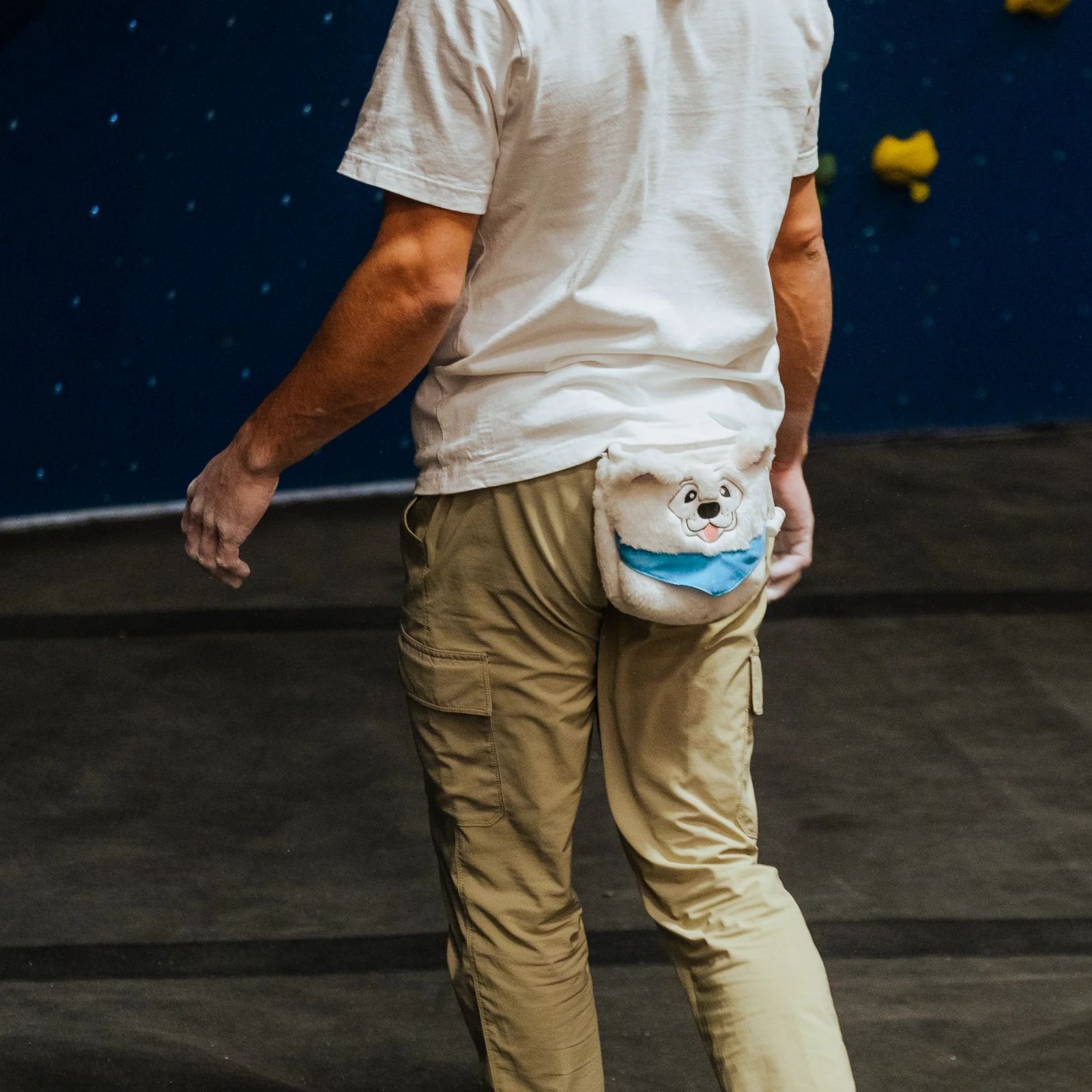 YY Vertical Samoyed Dog Chalk Bag ワイワイバーチカル