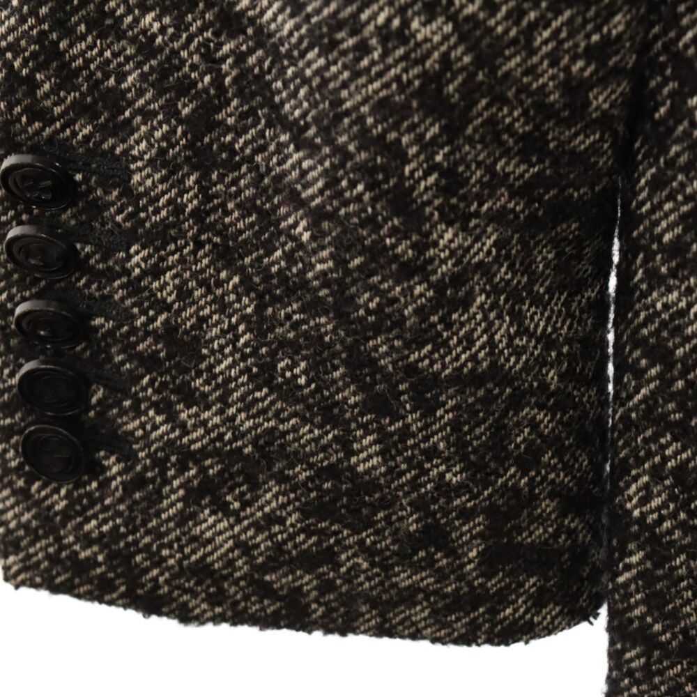 GUCCI (グッチ) ツイードインターロッキングGボタン ウールテーラード  
