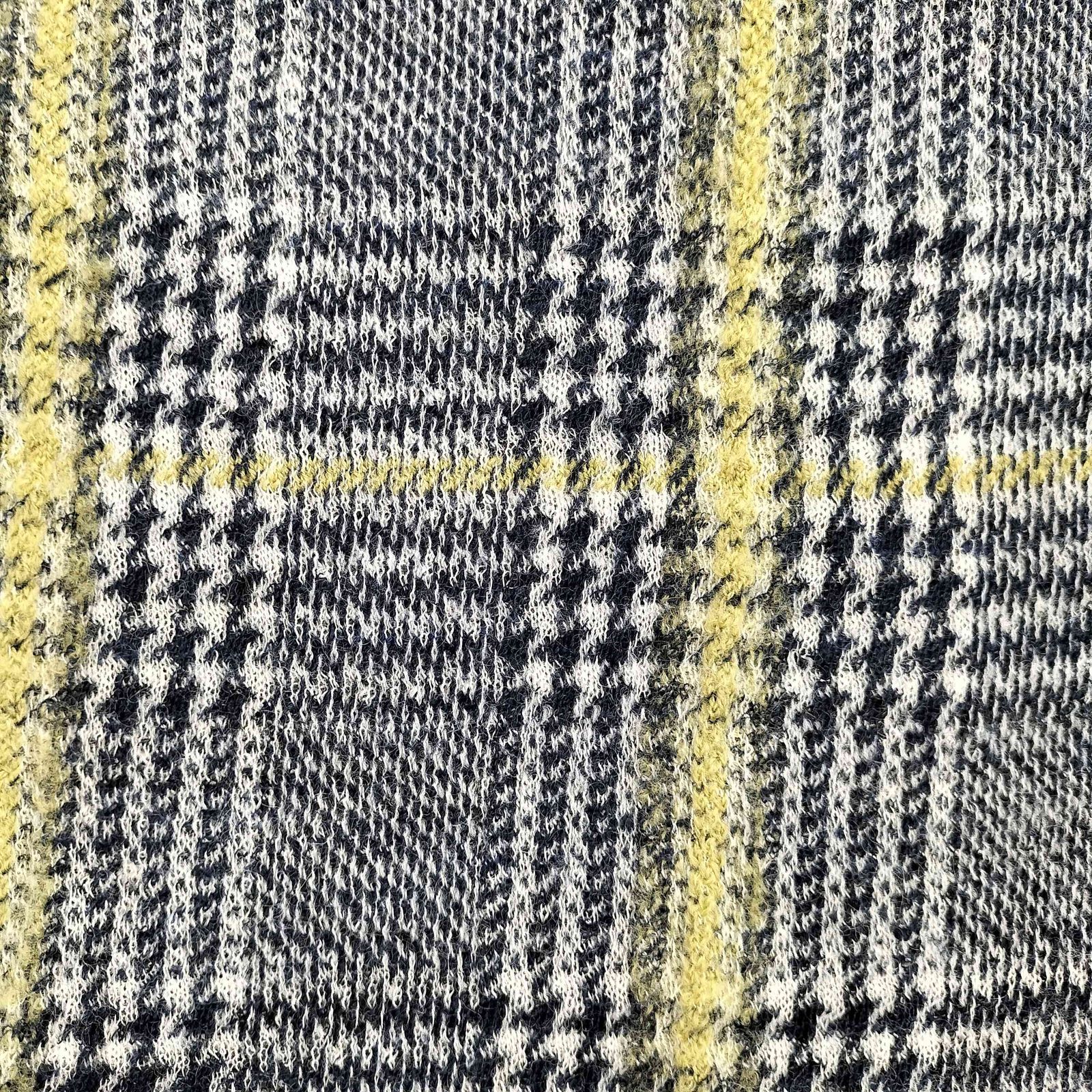 Ys(ワイズ) 14aw ウールハイネック チェックニット レディース  2 中古 古着 0305 ワイズ Ys 14aw ウールハイネック チェックニット レディース 2