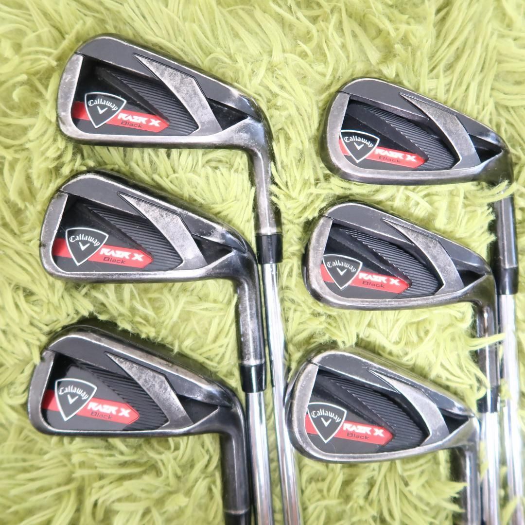 キャロウェイ RAZR X BLACK アイアン 6本 セット 人気 初心者