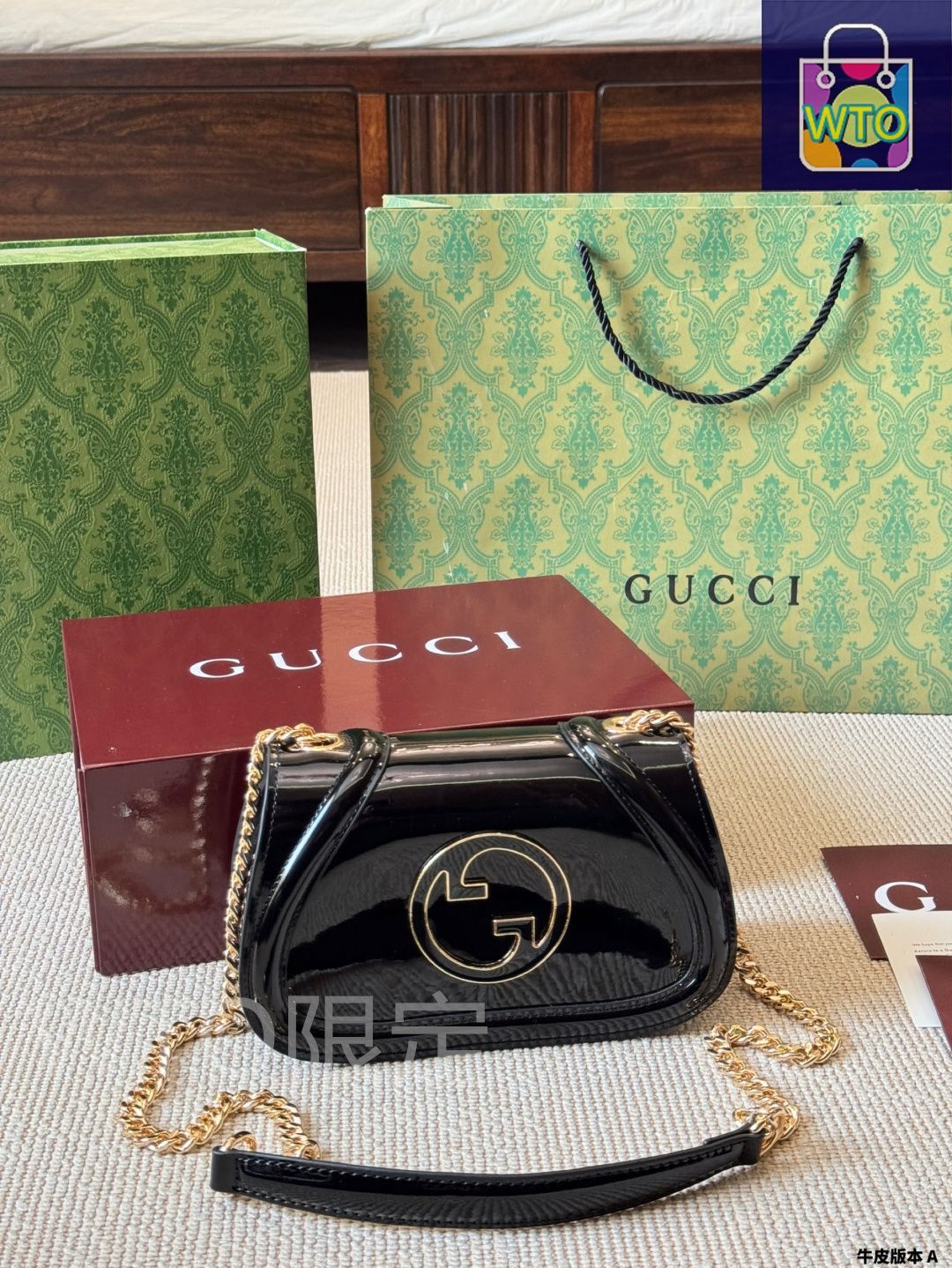 【極美品】グッチ ブロンディ ハンドバッグ GG ロゴ ギャランティカード 黒 今日特価】Gucci グッチ ブロンディ ハンドバッグ インター