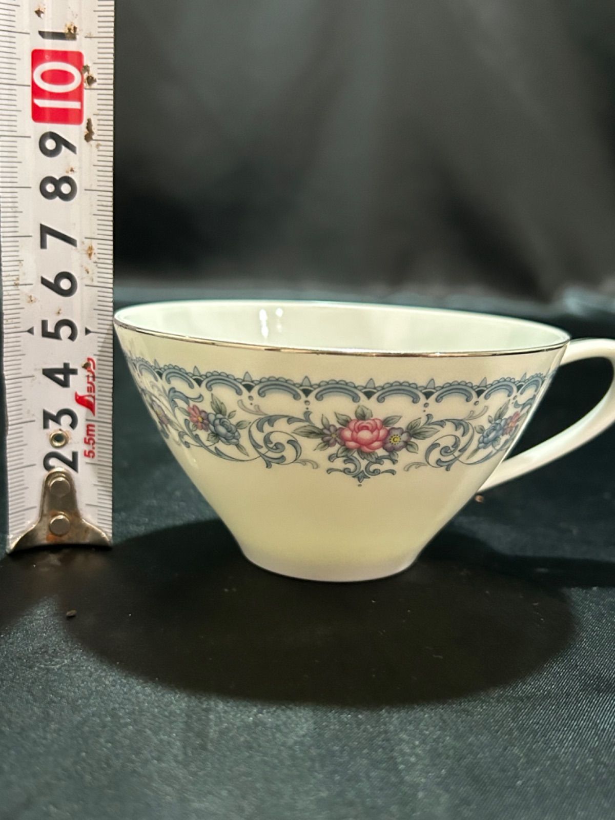 Noritake ノリタケ ROMANBLUE ロマンブルー ティーカップ＆ソーサー 4