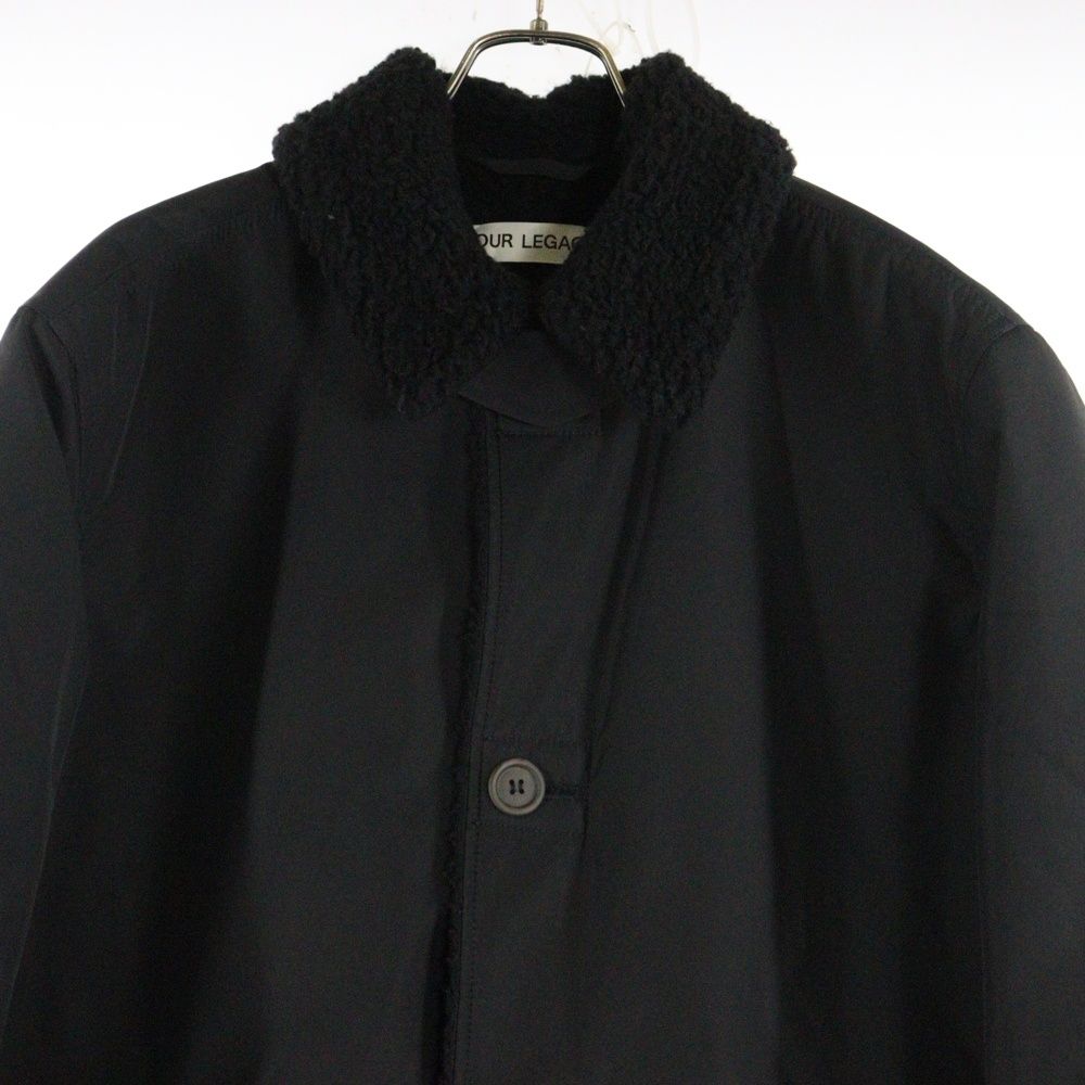 OUR LEGACY アワーレガシー POLAR COAT M4231PBC ポリエステル ポーラーコート ブラック USTAUSTRALIA_COM_AU