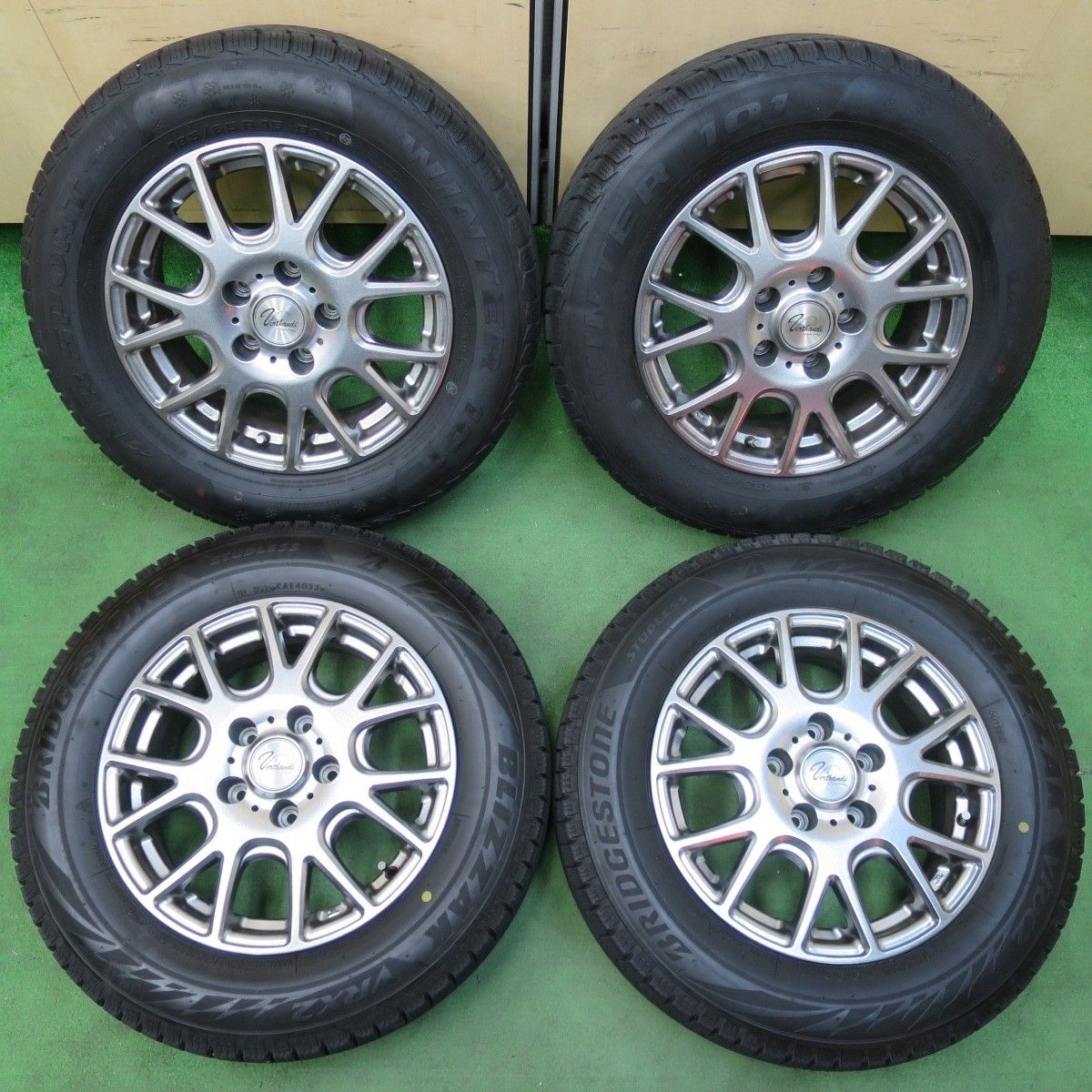 バリ溝！22年！9.5分☆スタッドレス 195/65R15 ブリヂストン 