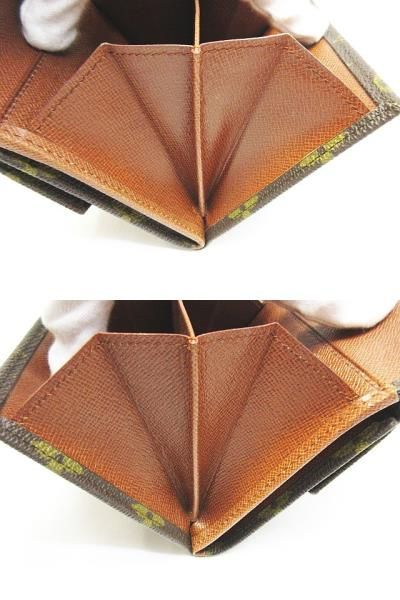 ルイヴィトン モノグラム ポルトモネビエ カルトクレディ 三つ折り財布 Wホック LOUIS VUITTON（ルイ・ヴィトン） ポルトモネ ビエ カルトクレディ