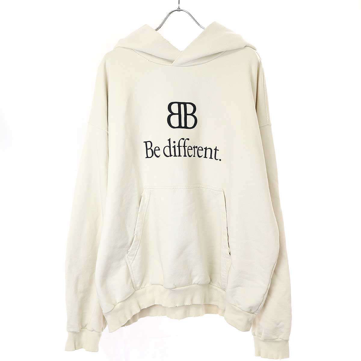 Balenciaga パーカー　ホワイト　白 楽天市場】BALENCIAGA バレンシアガ パーカー サイズ:L 21AW