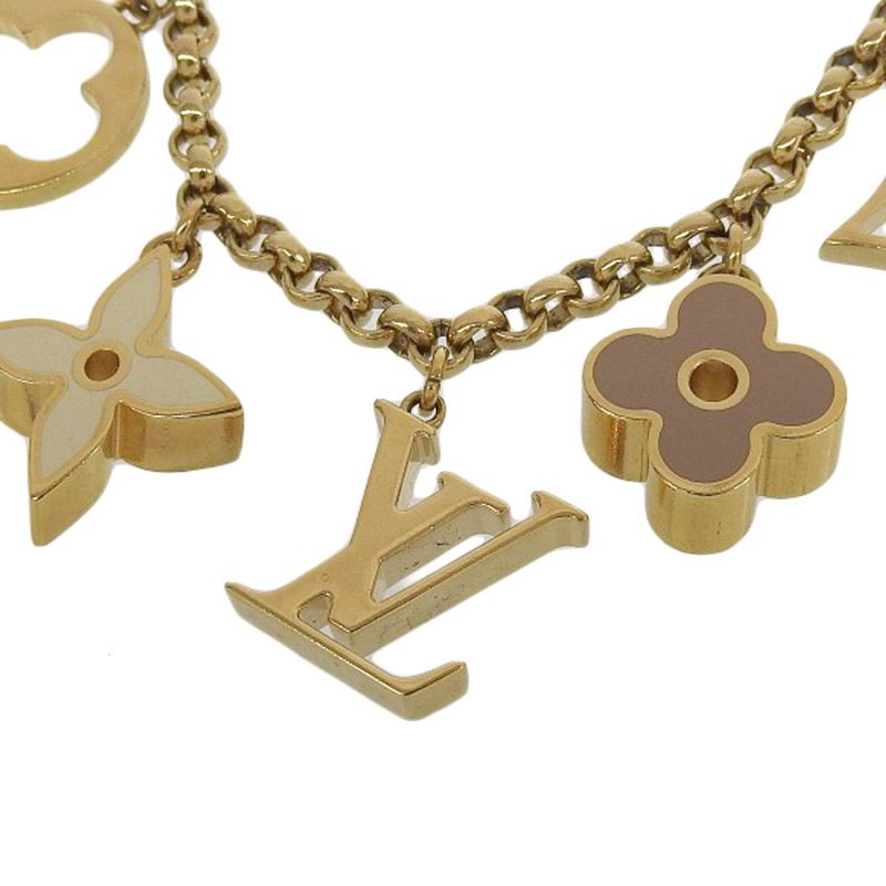 ルイヴィトン LOUIS VUITTON チェーン フルール・ドゥ・モノグラム  