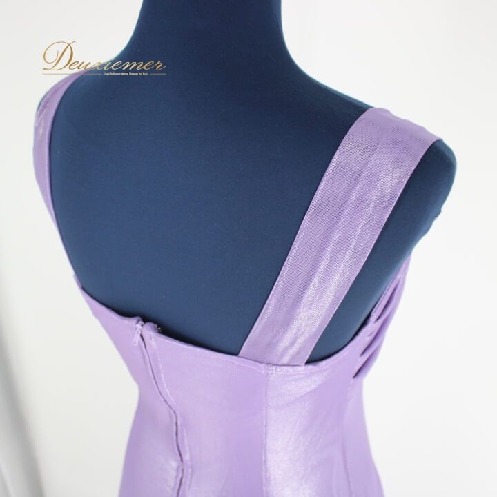 【美品 社交ダンス衣装】スカート レッスンウェア パーティー 紫 パープル ライラック ラインストーン 花飾り フェミニン 上品 d1270d3_1.jpg