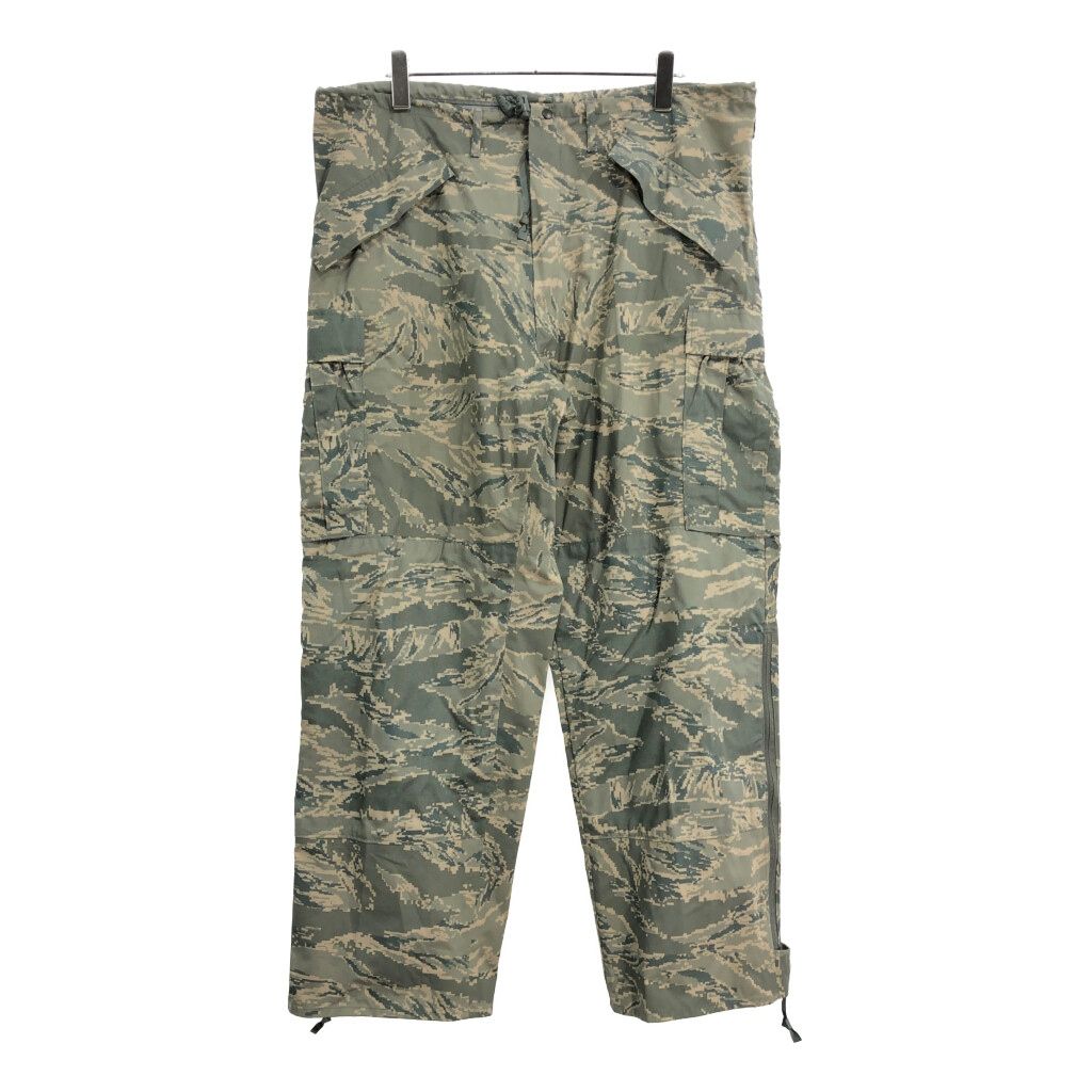 00年代 米軍実物 U.S.ARMY APECS GORETEX パンツ ミリタリー ABUカモ セージグリーン メンズ LARGE REGULAR 古着 U4789