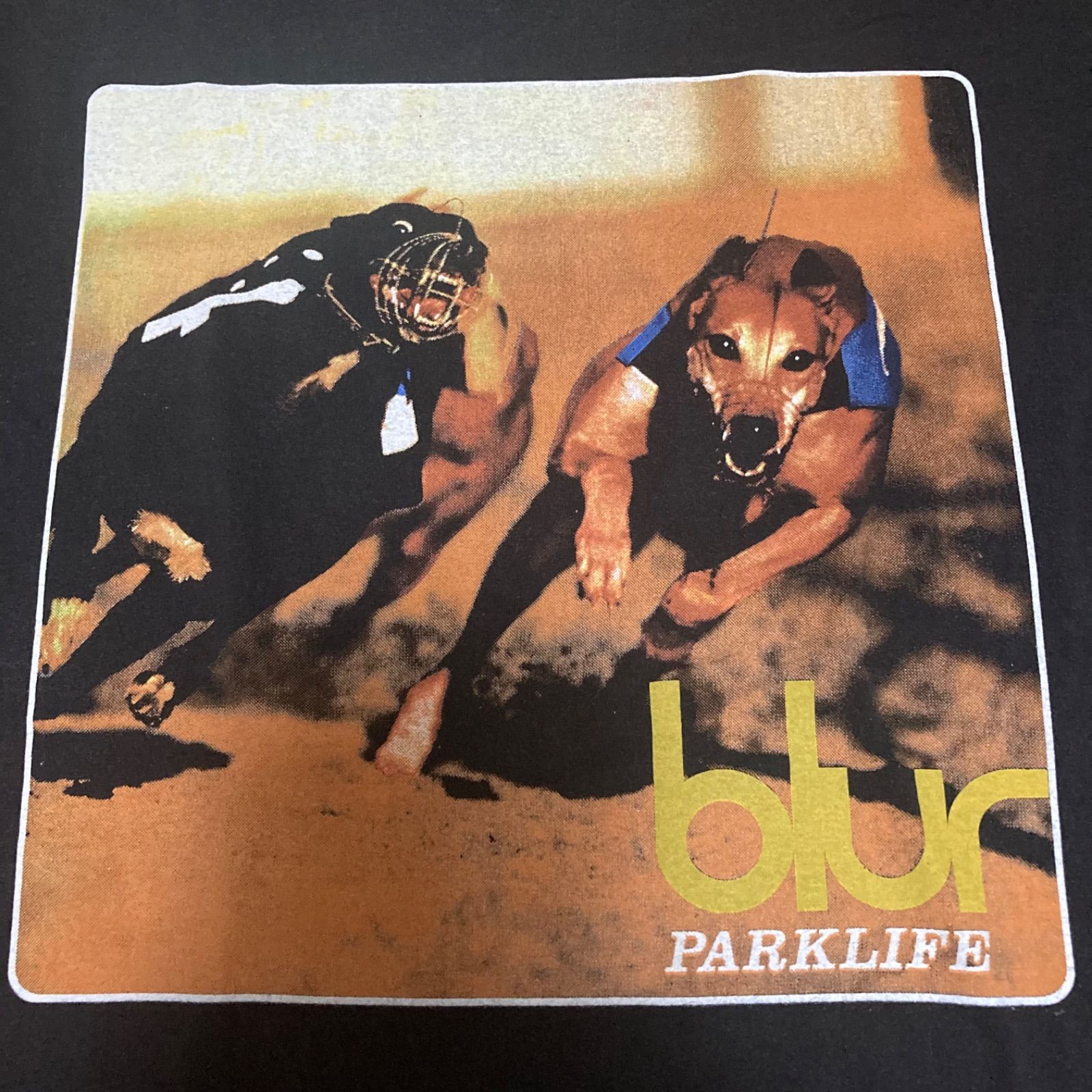 blur PARKLIFE ヴィンテージ　Tシャツ 公式新品】BLUR - PARKLIFE ALBUM (Back Print) ブラーTシャ