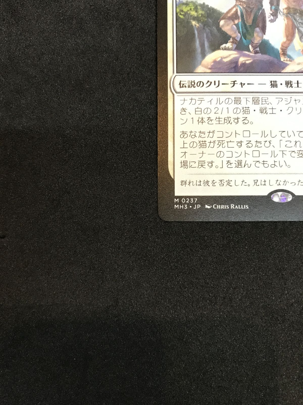 MTG　日本語 ナカティルの報復者、アジャニ テクスチャー・Foil】(468)□ボーダーレス□《ナカティルの最