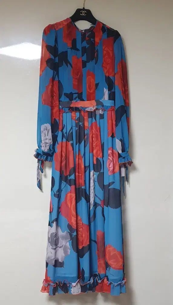 100 1万ウォン 以上 MSGM 滑走路 フローラル ロング ワンピース 38