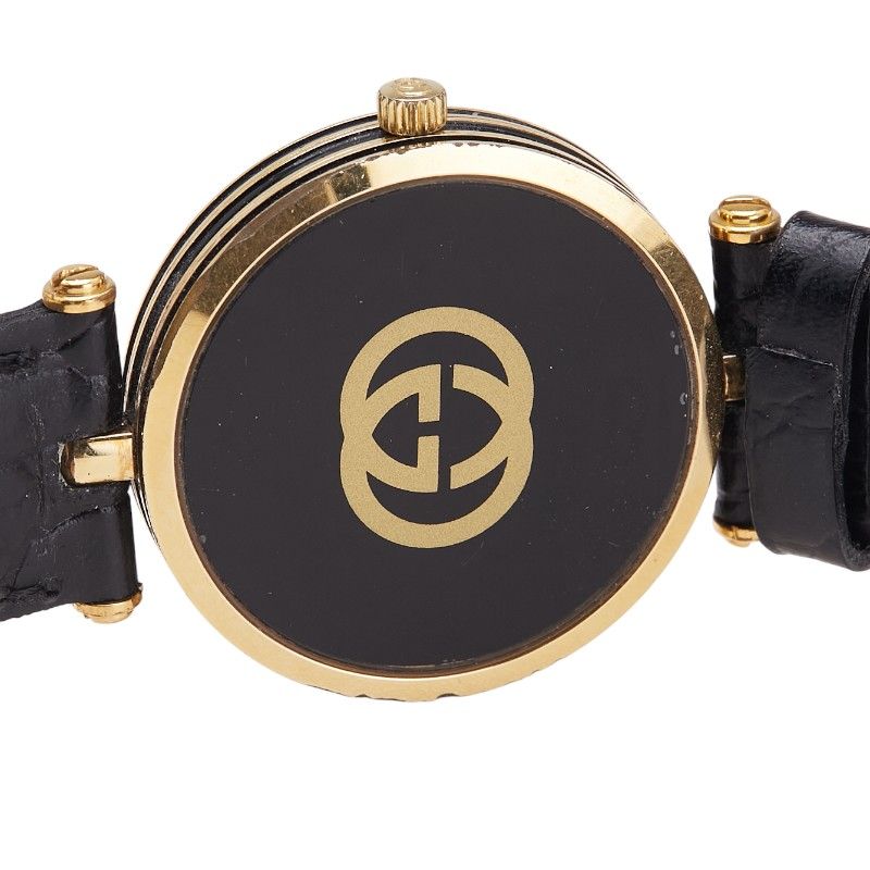 グッチ ベルト（社外品） ゴールド ブラック ステンレススチール  