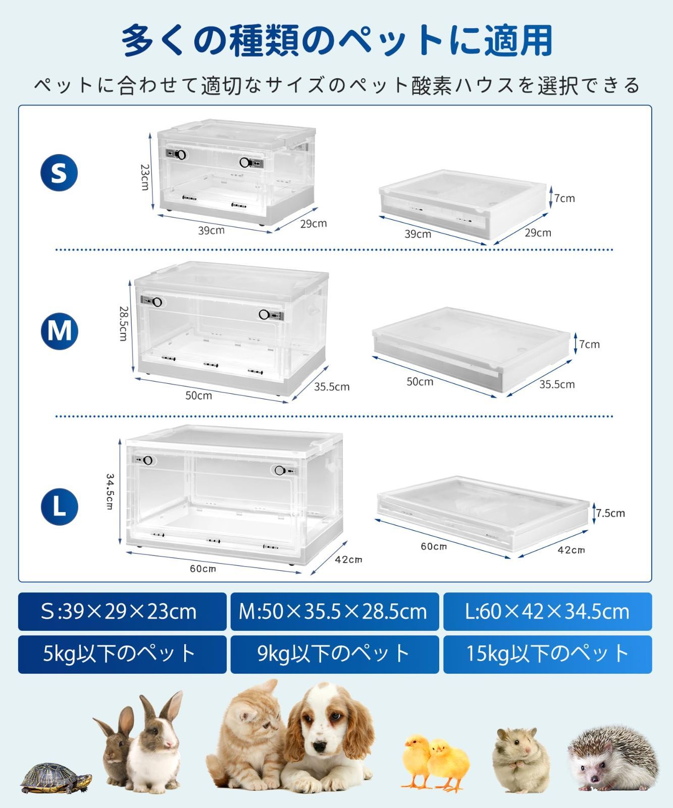 超小型犬|子猫|小動物に適用 ネブライザーボックス