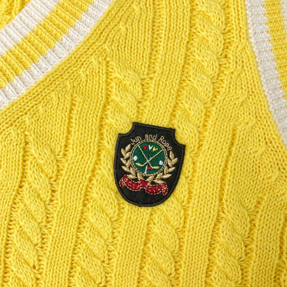 JUN&ROPE イエロー セーター M 新品】JUN&ROPE ジュン アンド ロペ