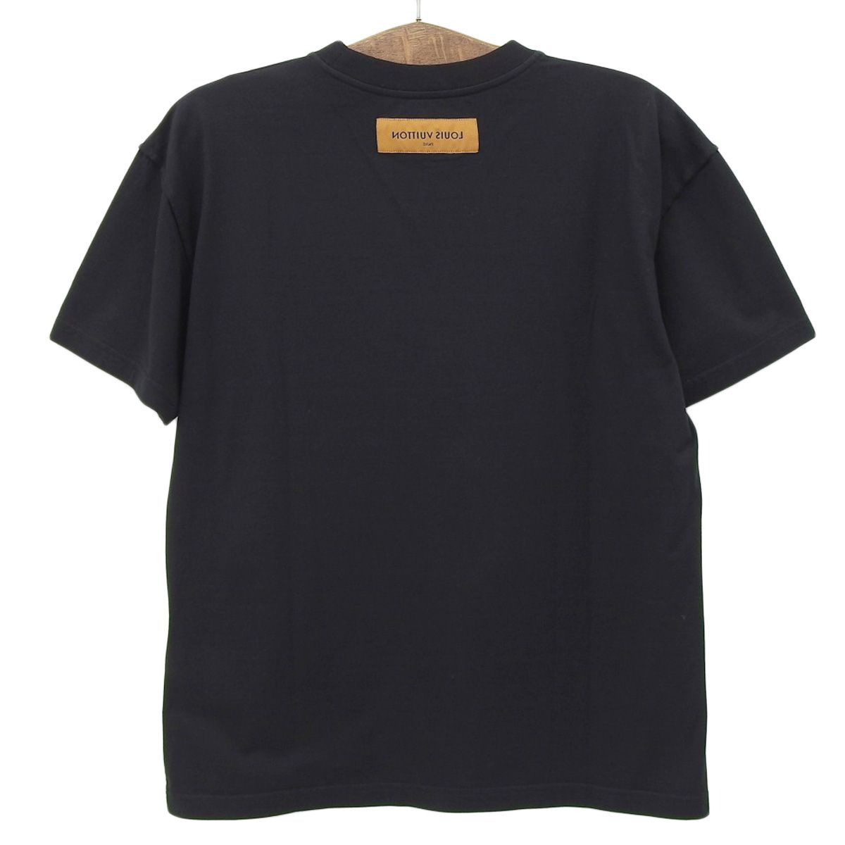 ルイヴィトン コンサート プリント Tシャツ メンズ ブラック