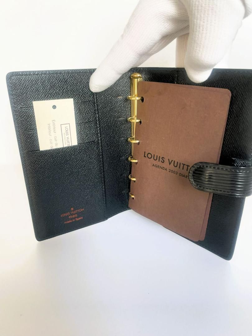 LOUIS VUITTON ルイ ヴィトン アジェンダPM エピ 手帳カバー R20052
