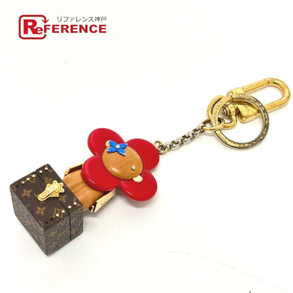 【1円スタート】ブランド Louis Vuitton ルイヴィトン M67394 ポルトクレヴィヴィエンヌクリスマスストラス レディース キーリング  : [ルイヴィトン] キーホルダー レディース M67394 レッド