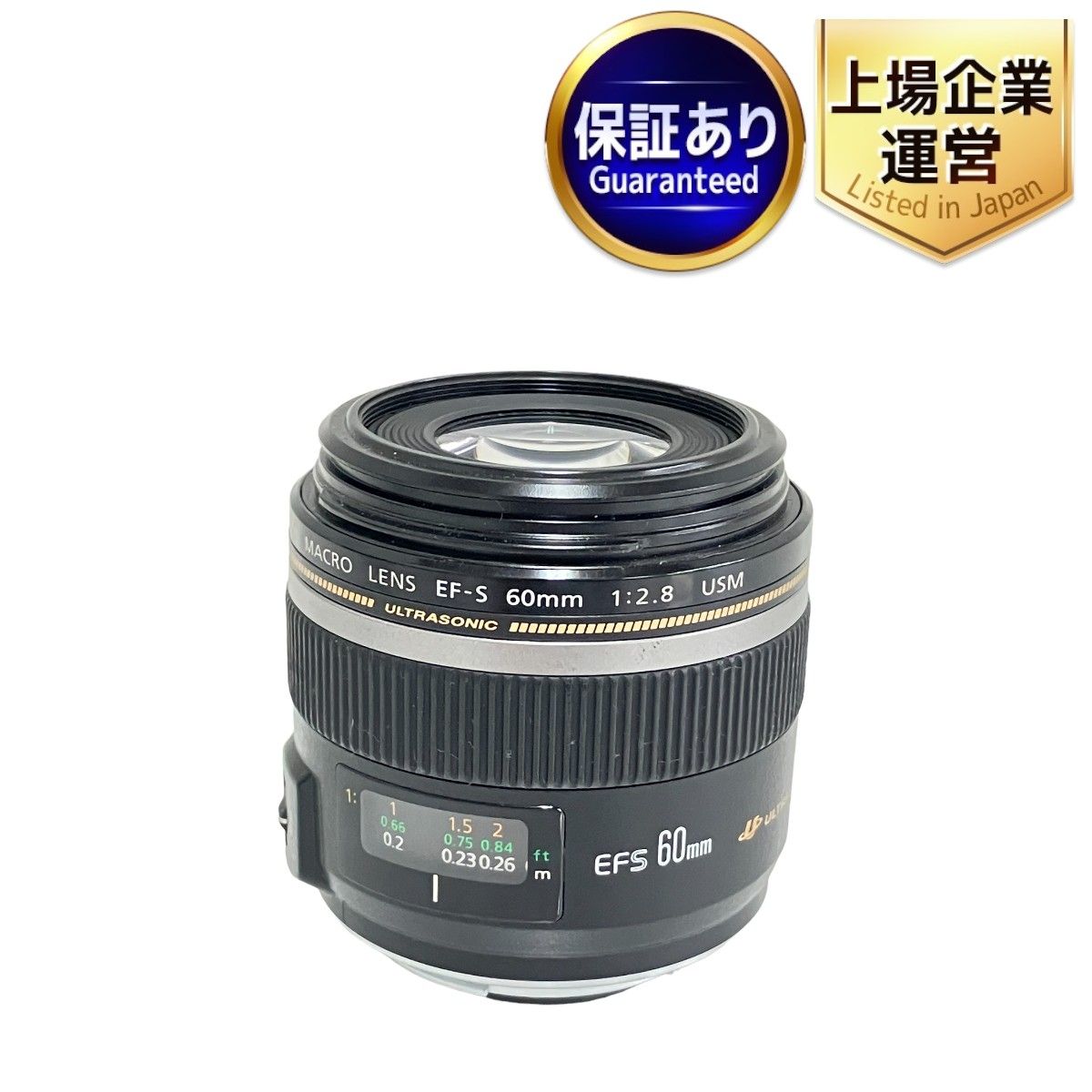 Canon EF-S 60mm F2.8 USM マクロレンズ 中古 訳有 T9079819 - メルカリ