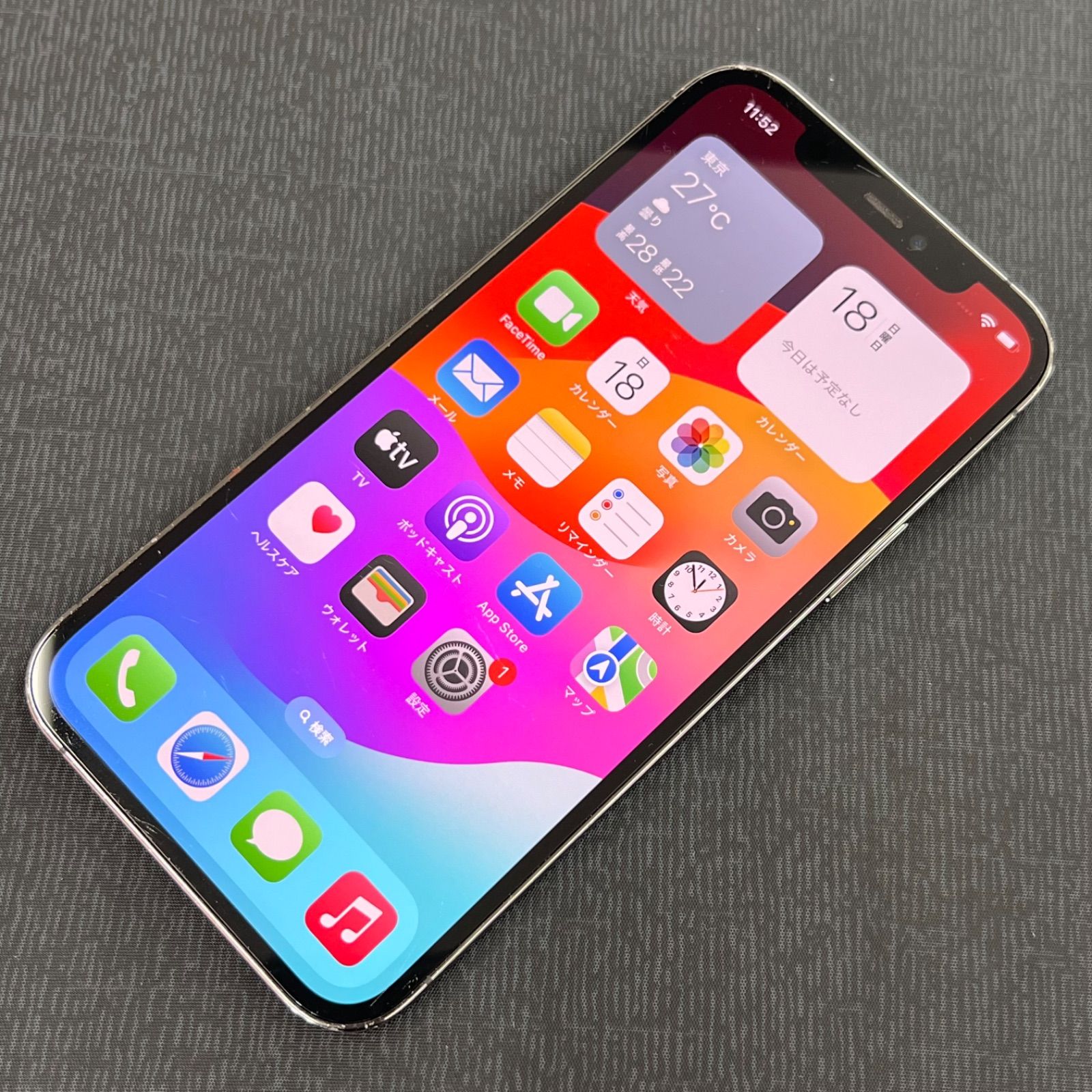 iPhone12pro 128GB グラファイト SIMロック解除済 【公式通販】